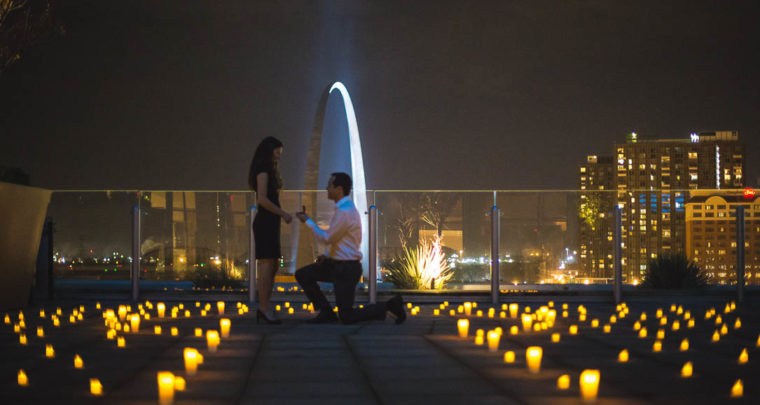 St. Louis Proposal Photography | Cinder House