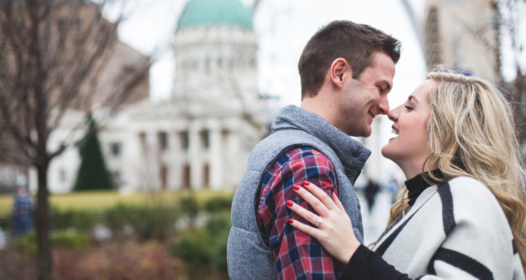 St. Louis Proposal Photography | Downtown Arch Proposal