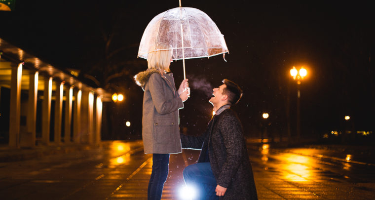 St. Louis Proposal Photography | the Muny