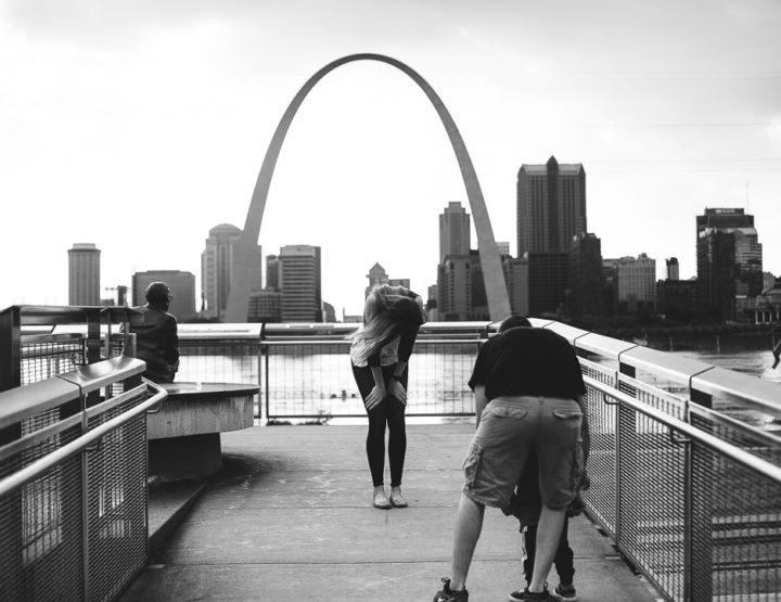 St. Louis Proposal Photography | Malcolm Memorial Park | Arch