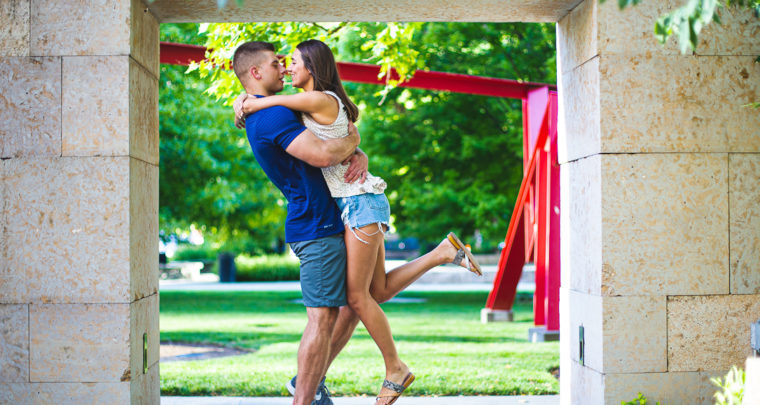 St. Louis Proposal Photography | City Garden
