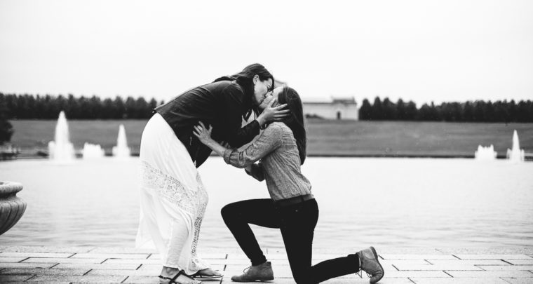 St. Louis Proposal Photography | Grand Basin