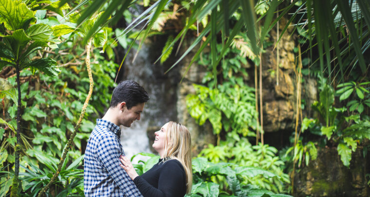 St. Louis Proposal Photography | Botanical Gardens