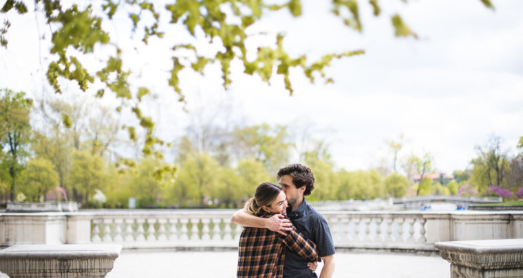 St. Louis Proposal Photography | Forest Park Grand Basin