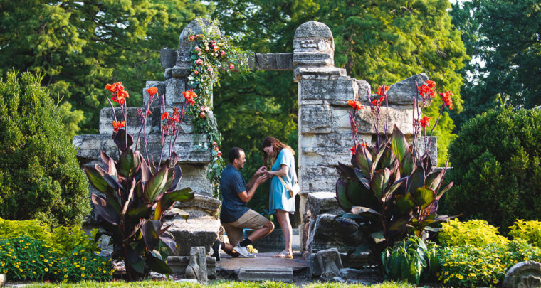 St. Louis Proposal Photography | Tower Grove Park