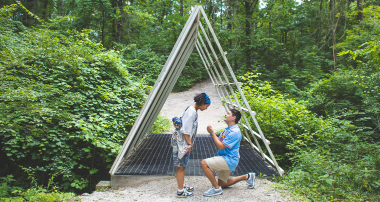 St. Louis Proposal Photography | Laumeier Sculpture Park